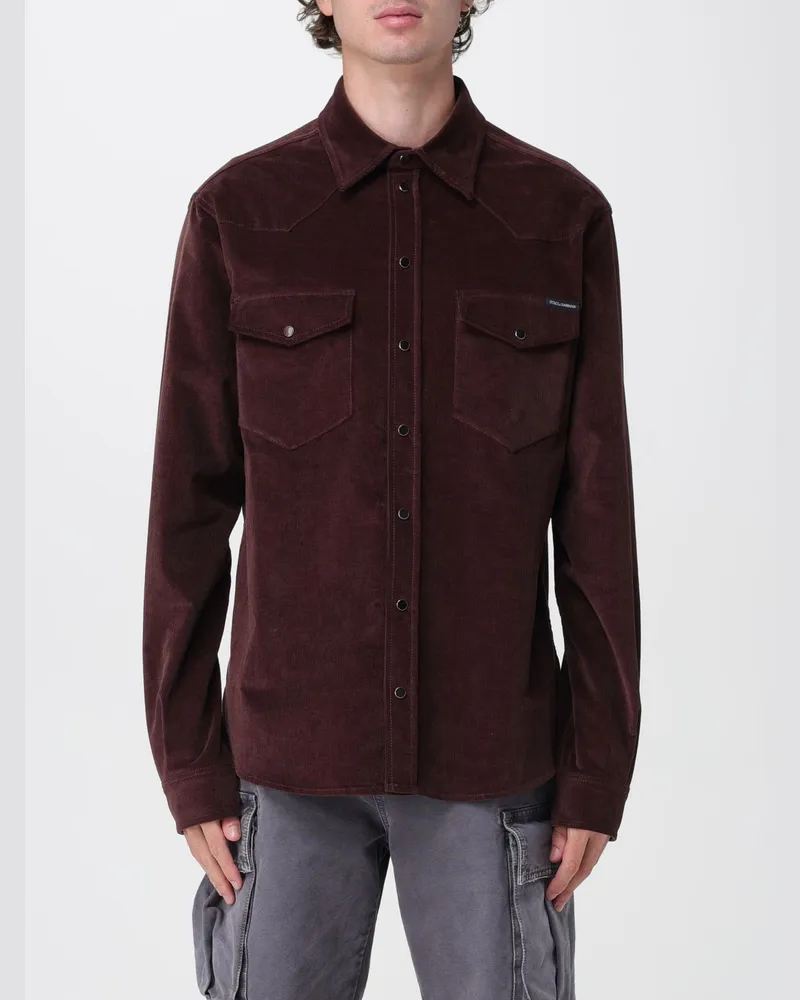 Dolce & Gabbana Hemd herren Dolce & Gabbana Braun