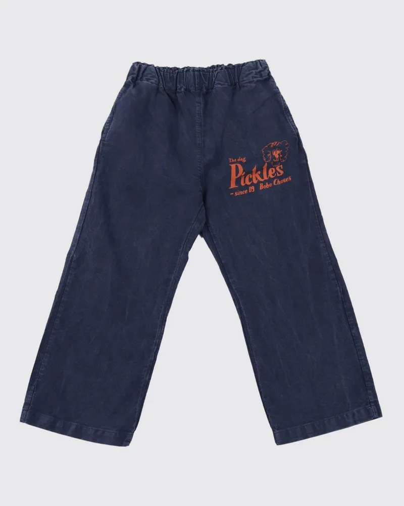BOBO CHOSES Pickles The Dog Baumwollmischhose Blau