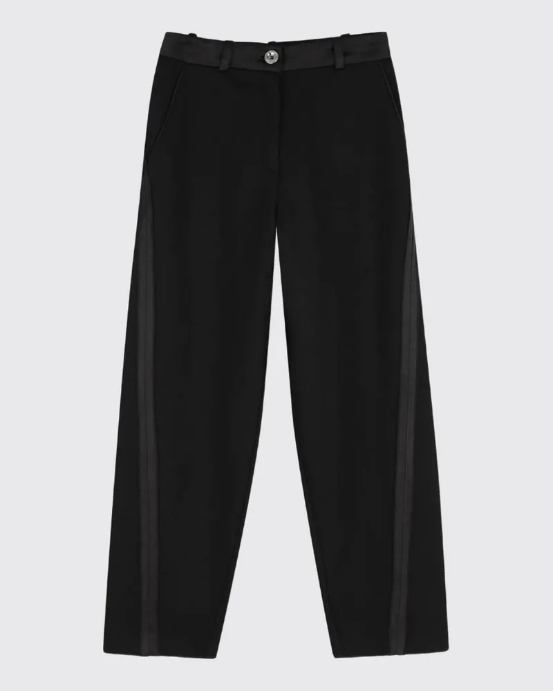 Givenchy Maßgeschneiderte Hose für Jungen aus Baumwollmischung mit geradem Bein Schwarz