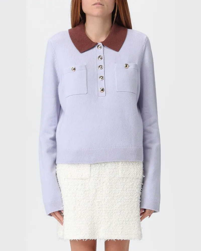 Self-Portrait Top damen Blau