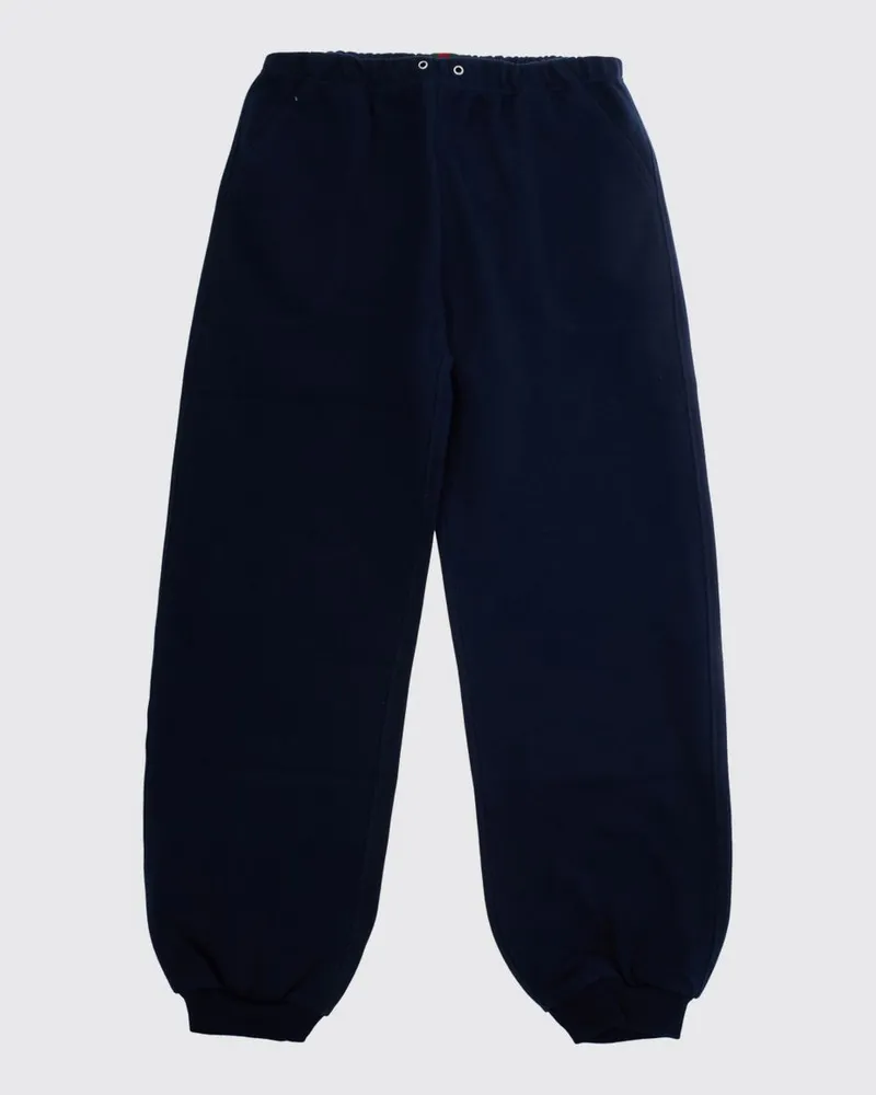 Gucci Jogginghose aus Baumwolle mit geradem Bein für Jungen Blau