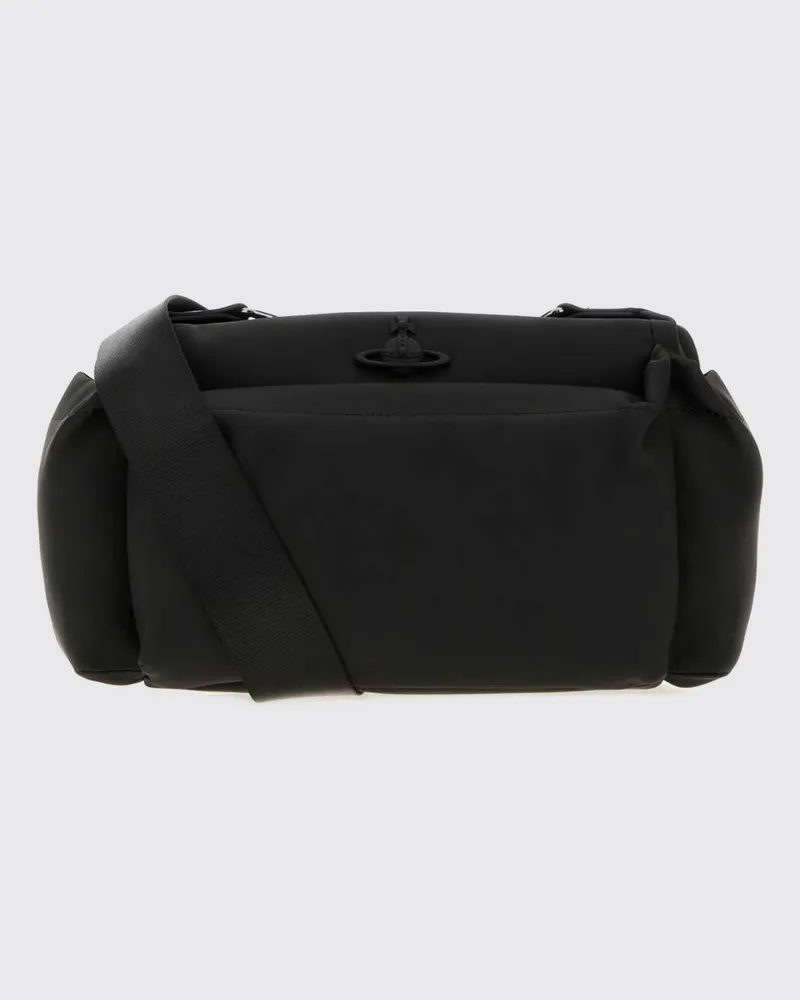 Vivienne Westwood Lee Nylon-Umhängetasche mit aufgesetztem Orb-Logo Schwarz