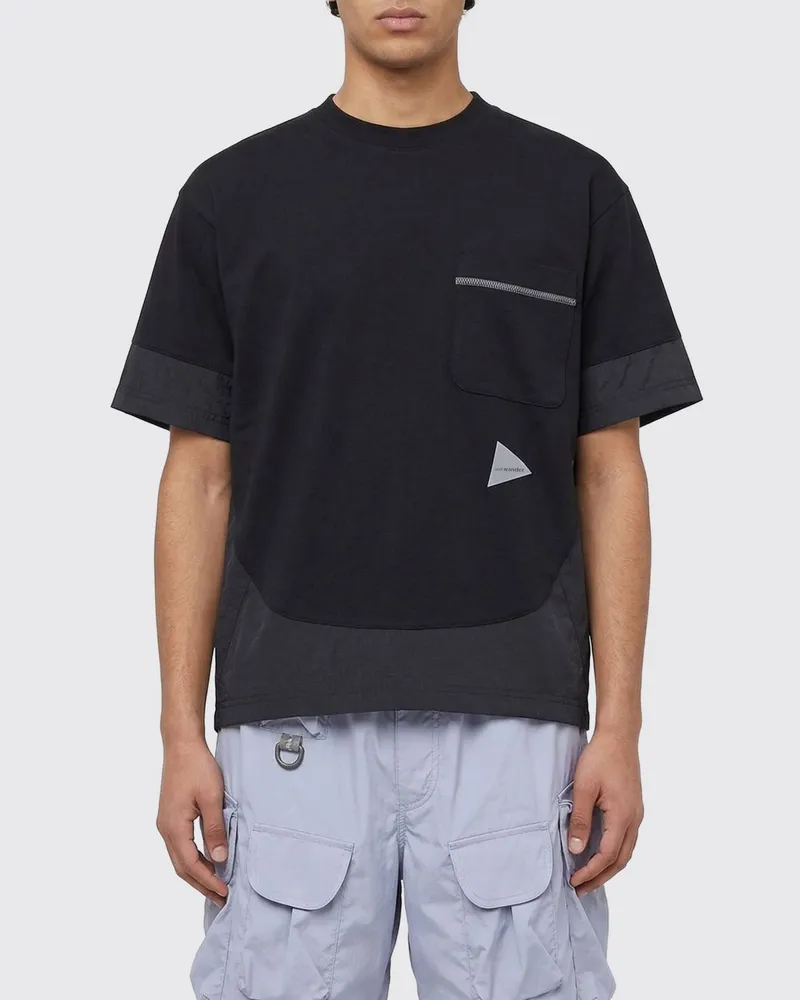 and wander T-shirt herren Schwarz
