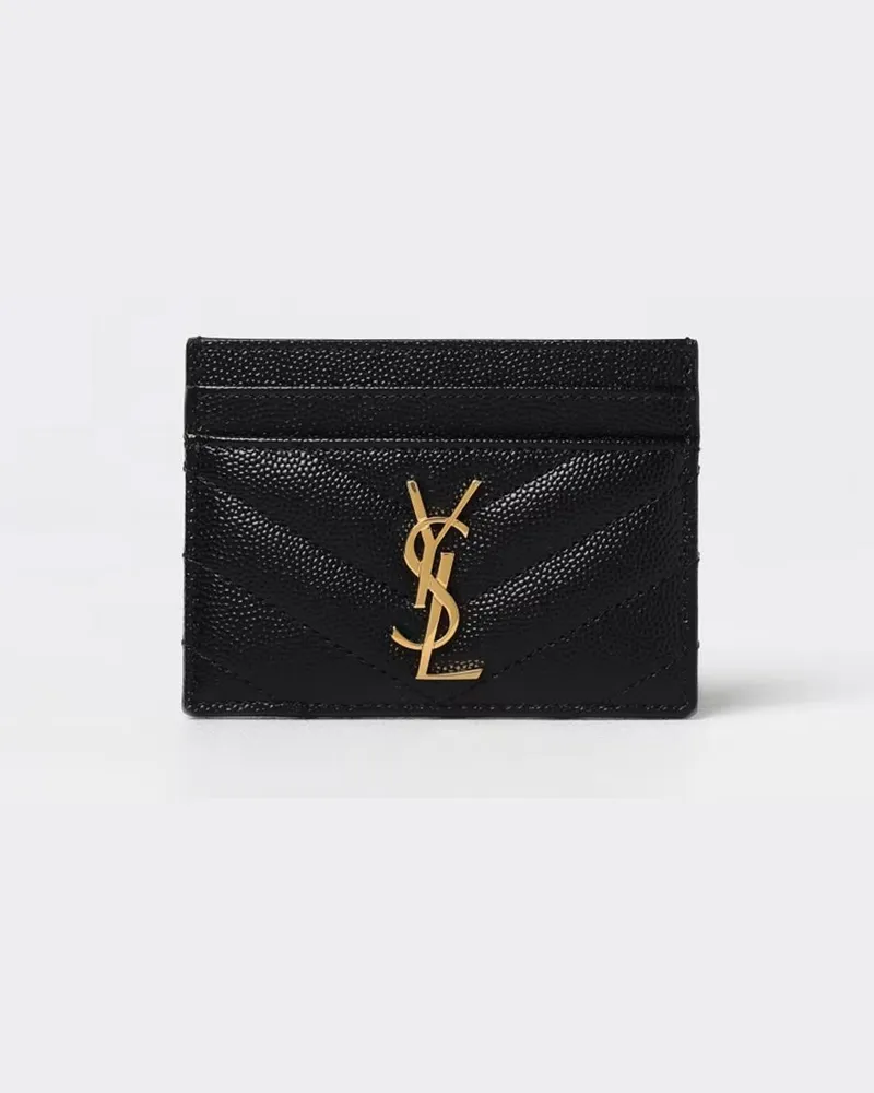 Saint Laurent Geldbeutel damen Schwarz