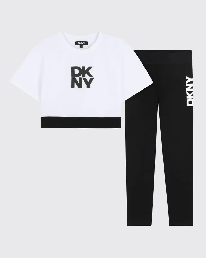 DKNY Kleid kinder Weiß