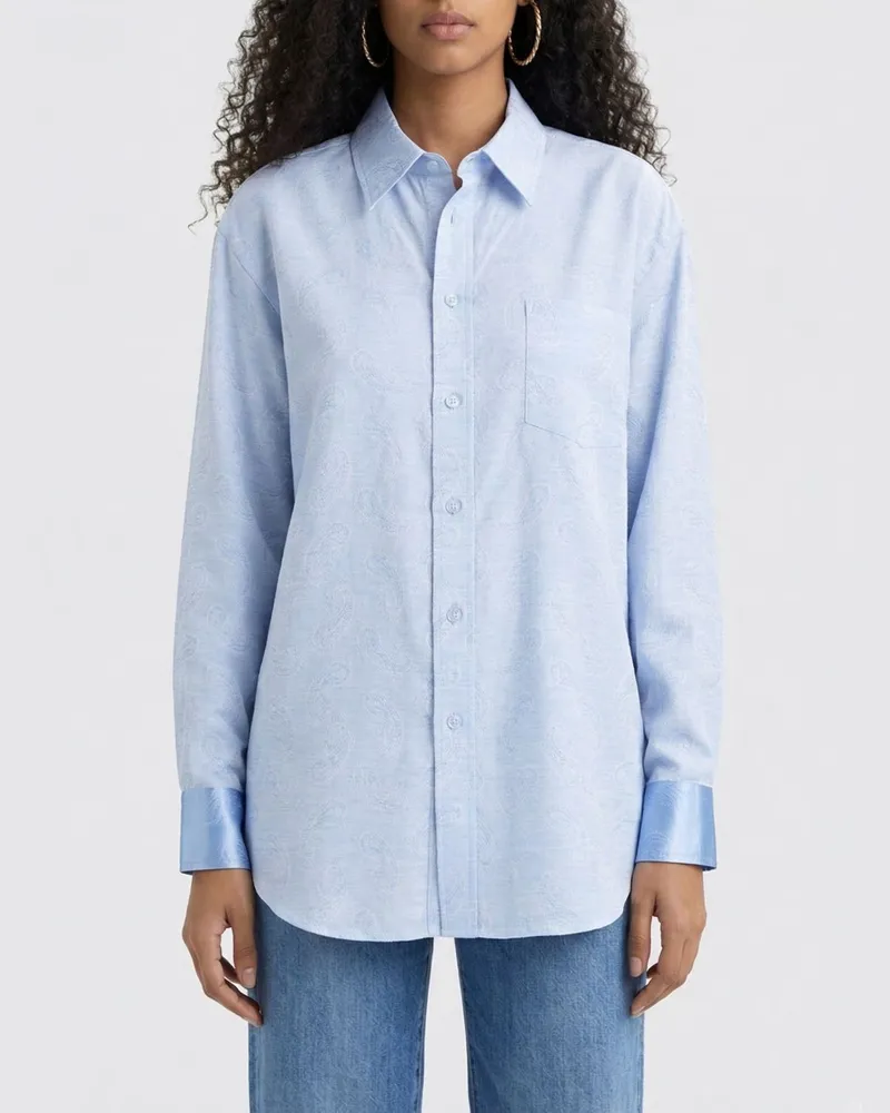 Etro Hemdbluse damen Blau