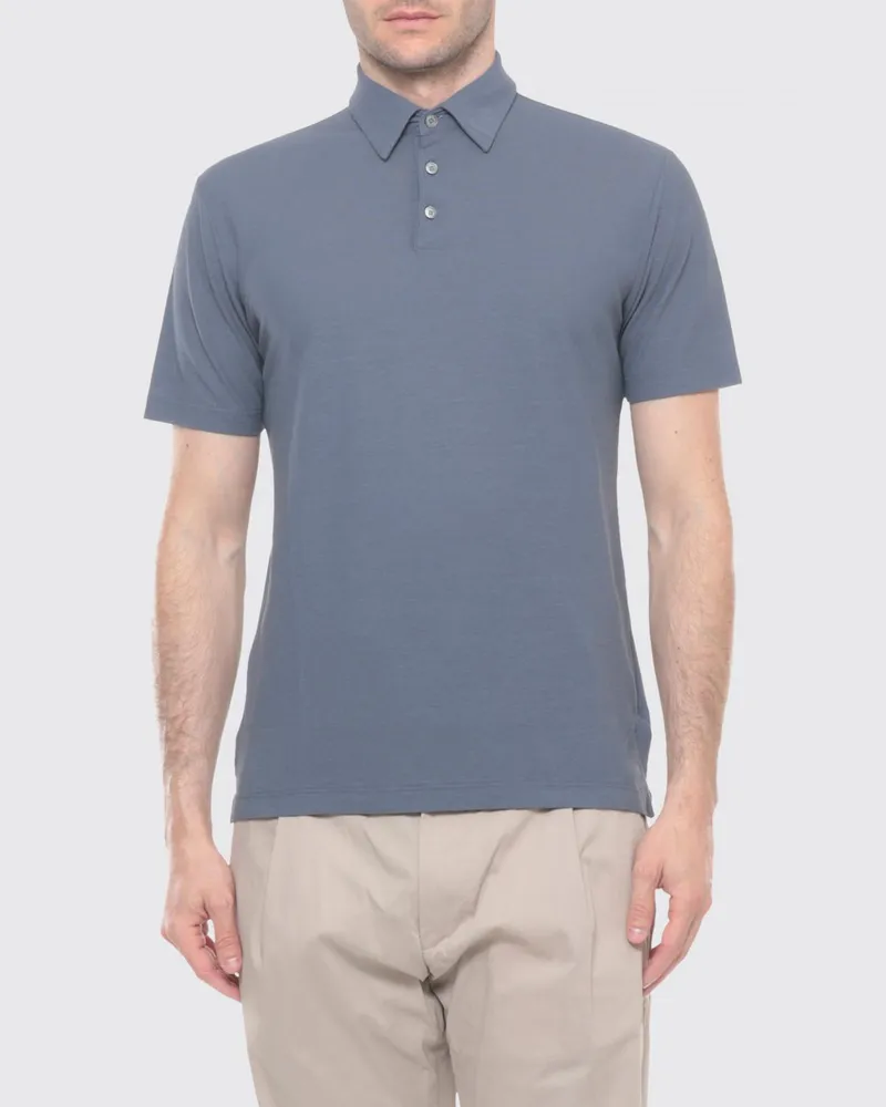 Zanone Polo herren Blau