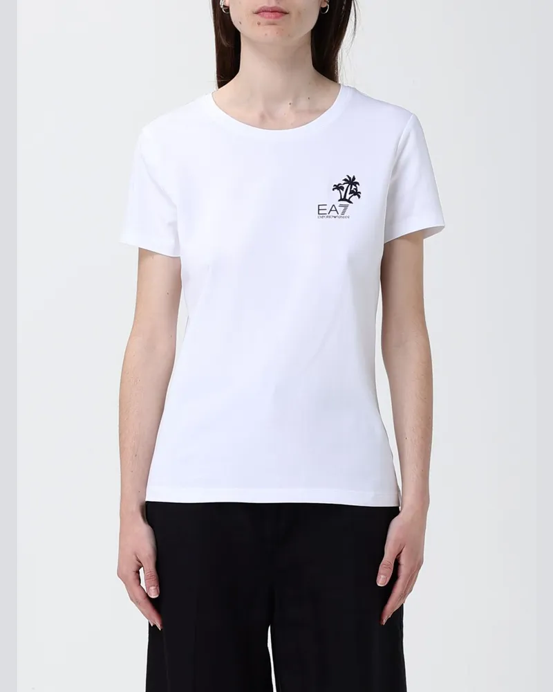 EA7 T-shirt damen Weiß