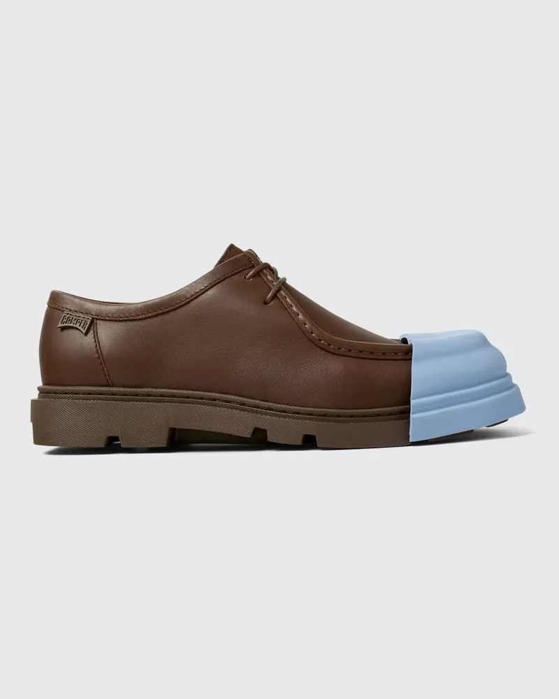 Camper Junction Derby-Schuhe aus Leder und Gummi Braun