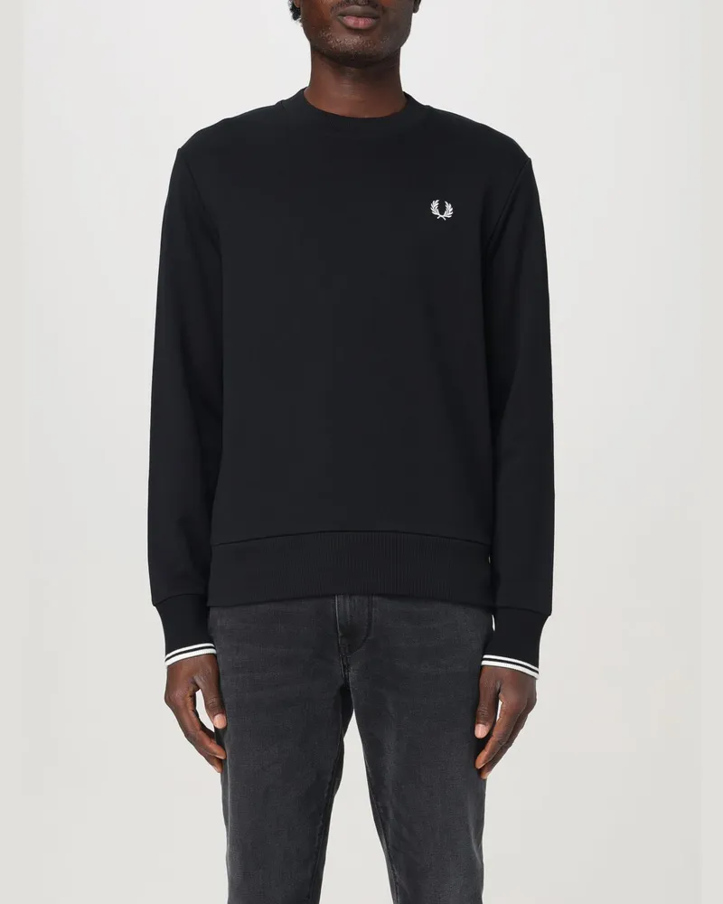 Fred Perry Sweatshirt herren Schwarz