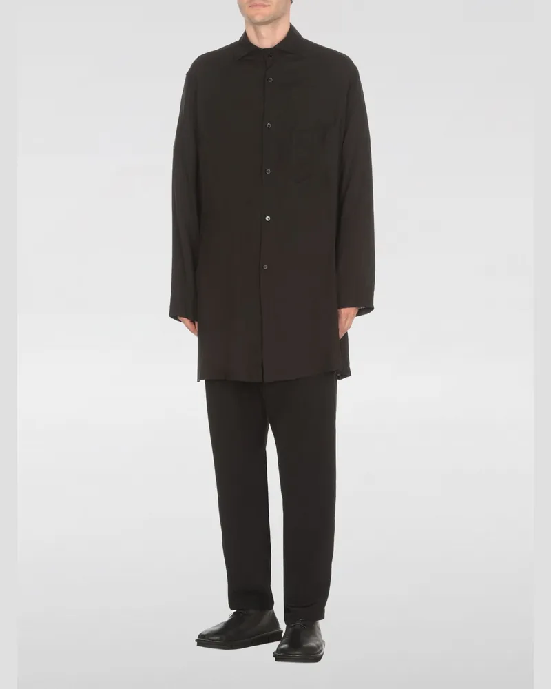 Yohji Yamamoto Mantel Schwarz