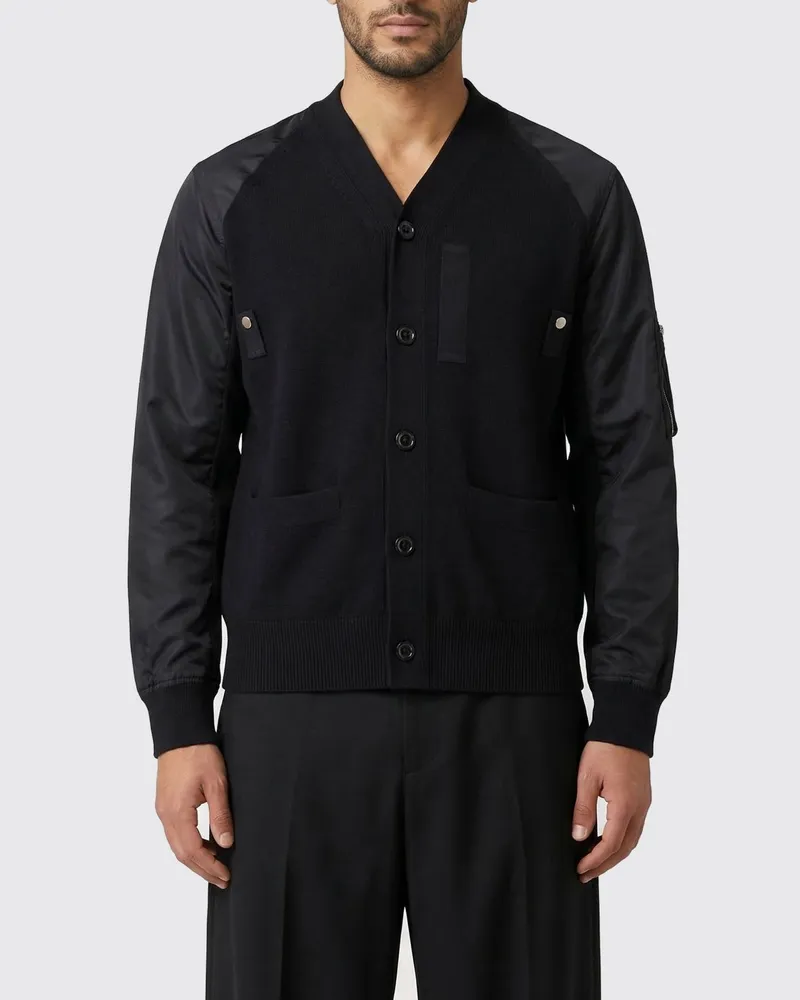 Sacai Pullover herren Schwarz