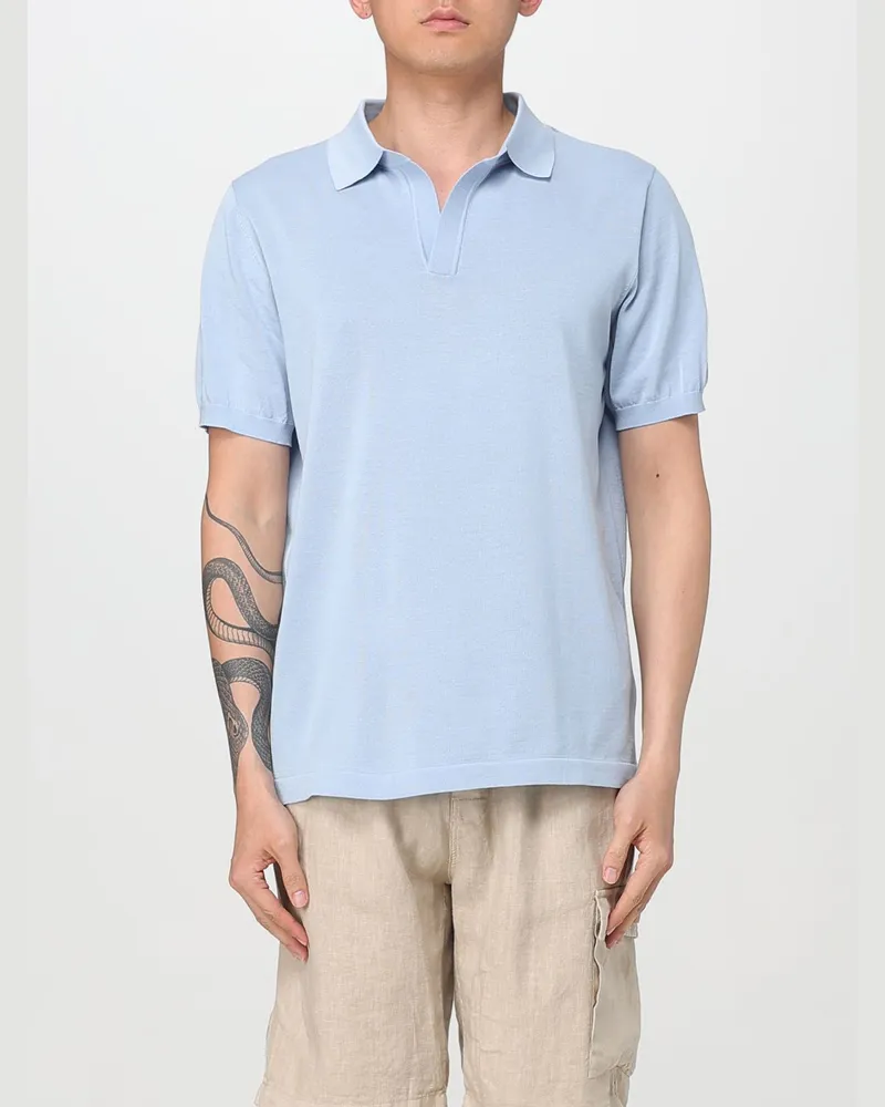 MC2 Saint Barth Polo herren Hellblau