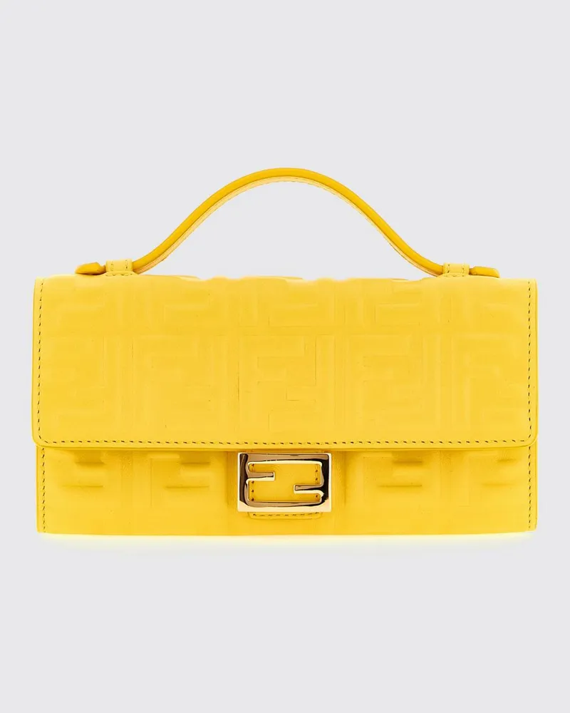 Fendi Aktentasche damen Gelb