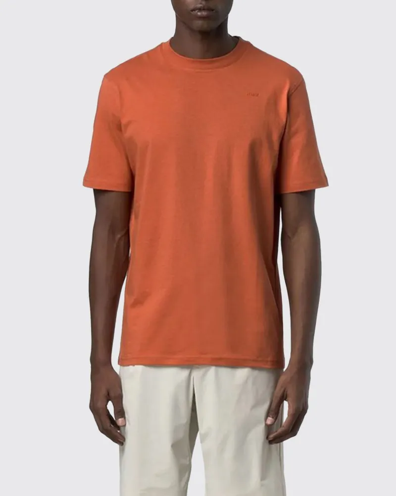 K-Way Baumwoll-Rundhals-T-Shirt Orange