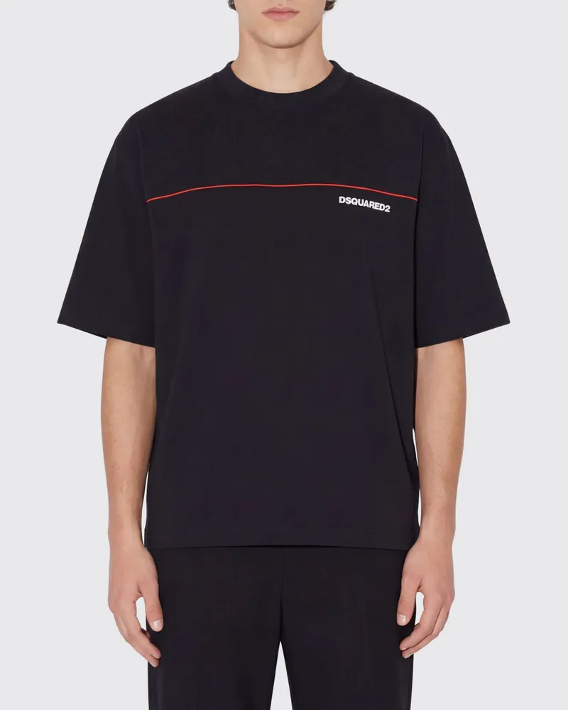 Dsquared2 T-shirt herren Schwarz