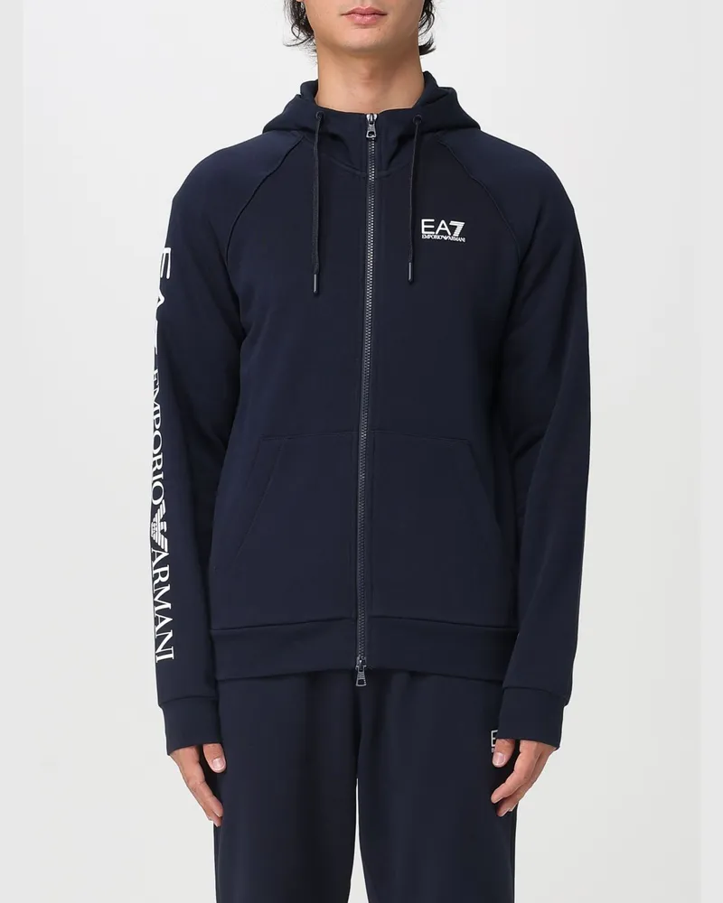 EA7 Sweatshirt herren Blau