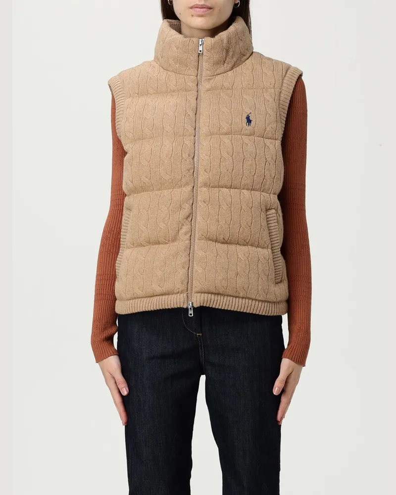 Ralph Lauren Weste damen Camel