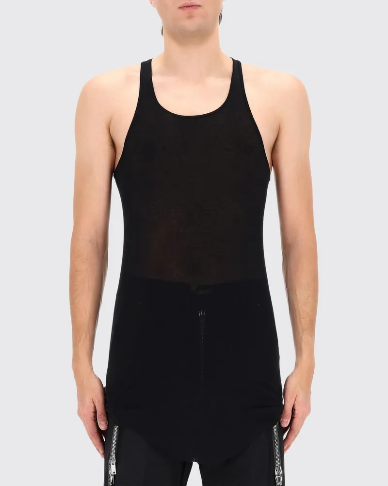 Rick Owens Tank top herren Schwarz