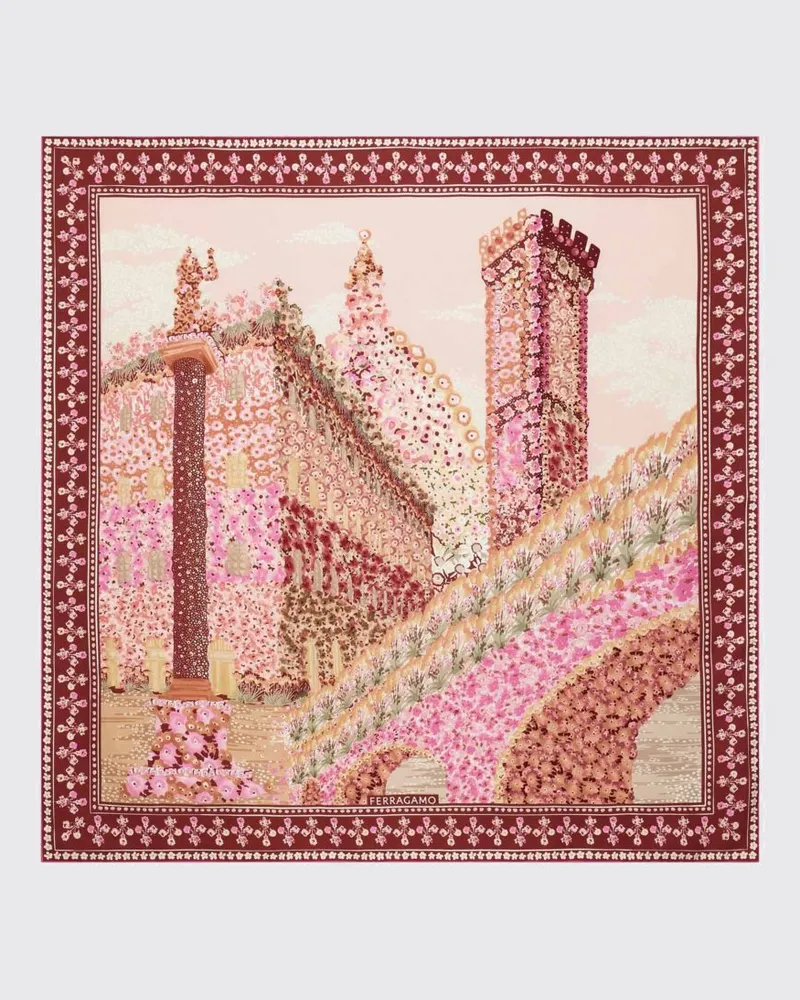 Ferragamo Schal damen Pink