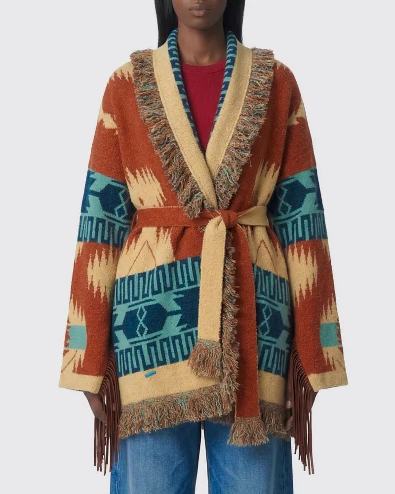 Alanui Golden Dusk Cardigan aus Wollmischung Bunt