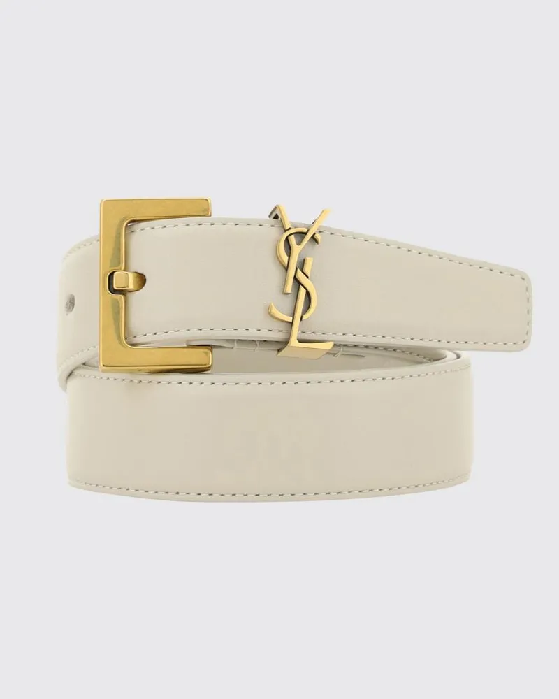 Saint Laurent Grtel damen Cream
