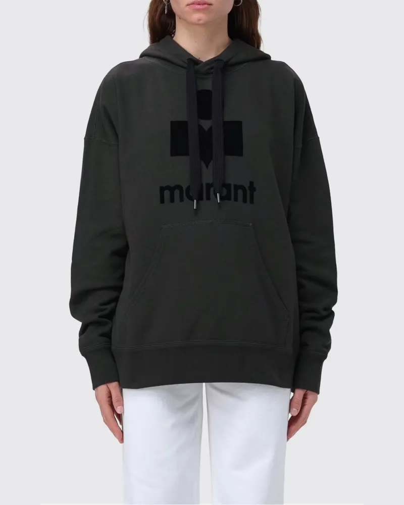 Étoile Isabel Marant Kapuzenpullover aus Baumwollmischung Schwarz