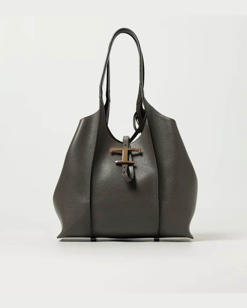 TOD'S Schultertasche damen Charcoal