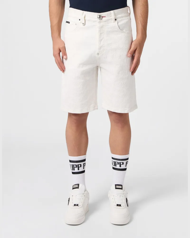 Philipp Plein Shorts herren Weiss