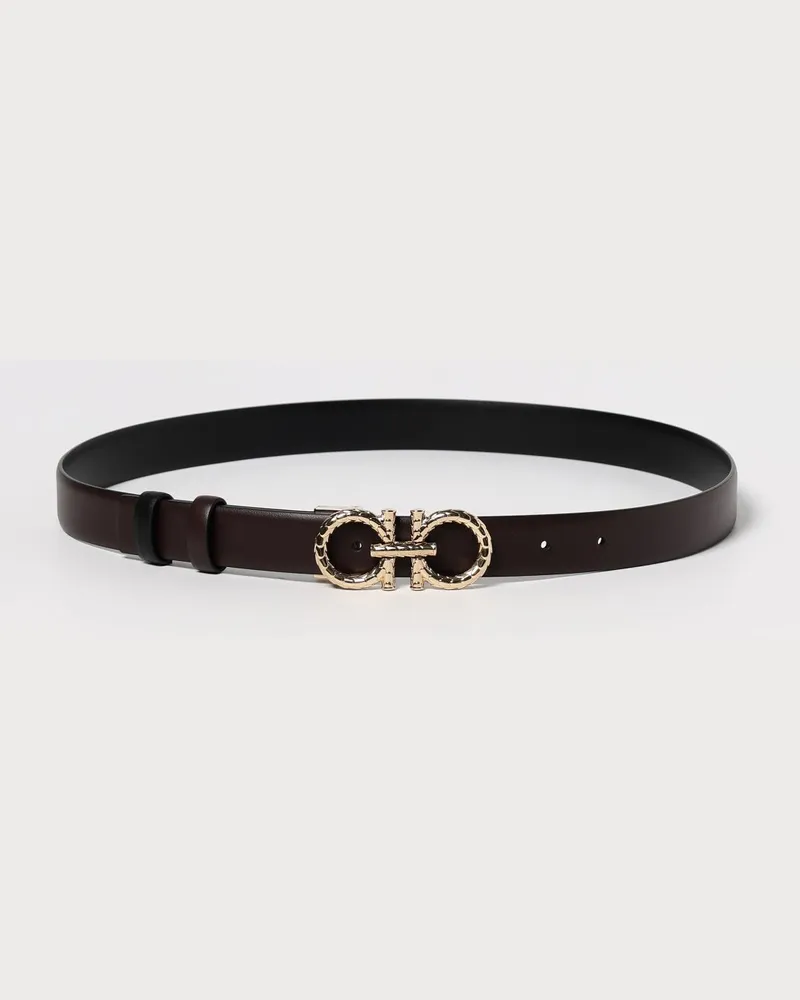 Ferragamo Grtel damen Burgunderrot