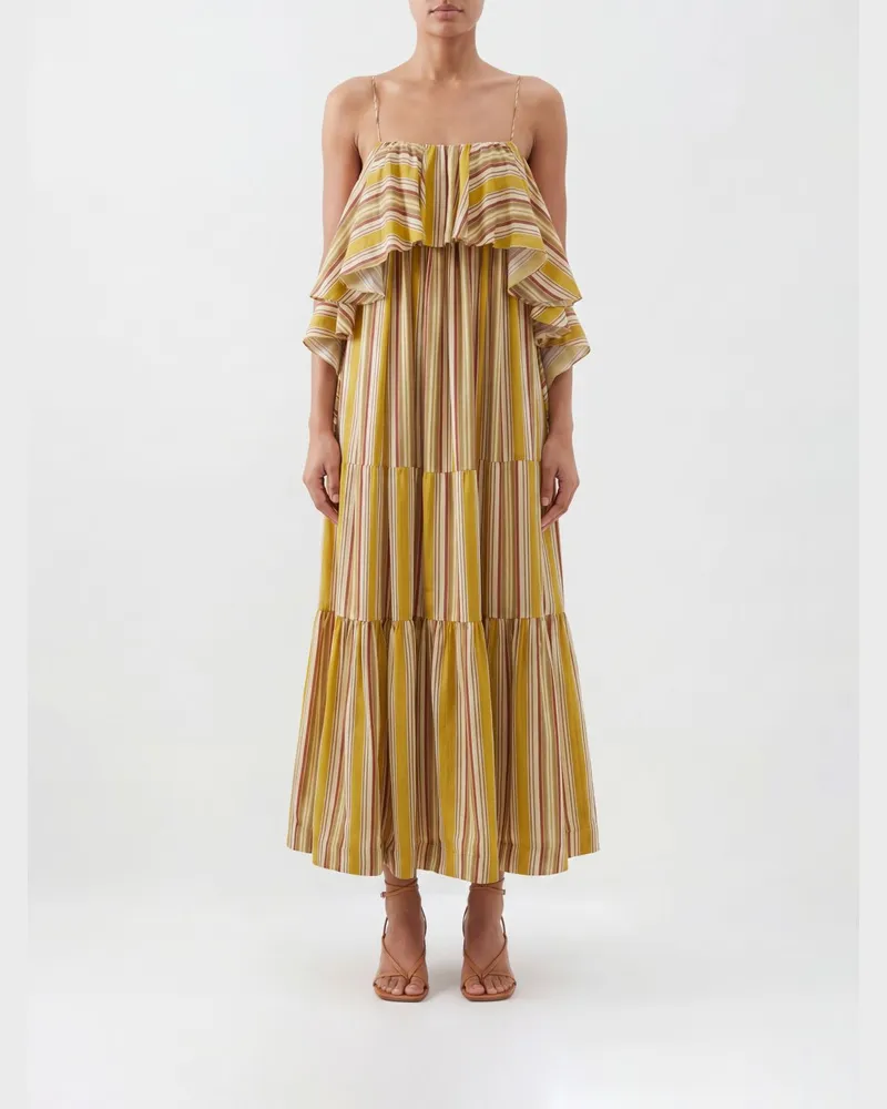 Zimmermann Kleid damen Mustard