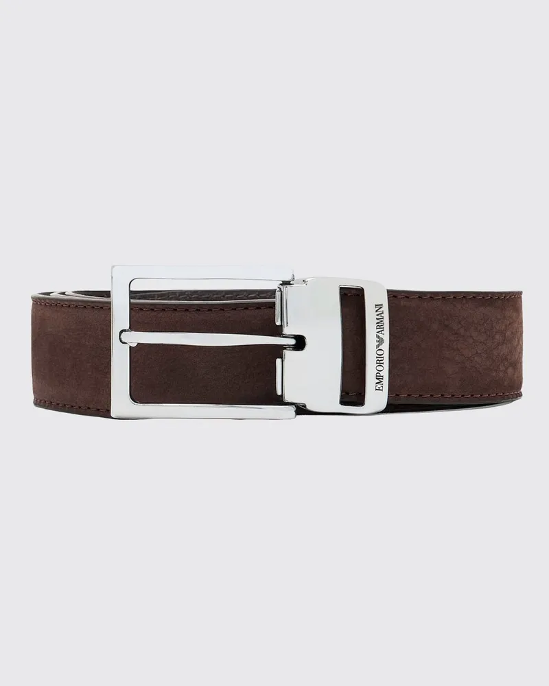 Emporio Armani Gürtel herren Kaffee