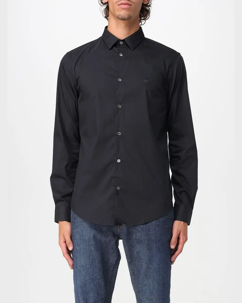 Emporio Armani Hemd herren Schwarz