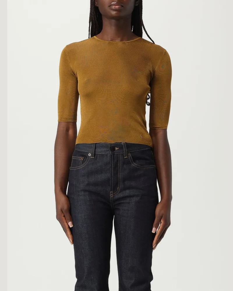 Saint Laurent Pullover damen Braun