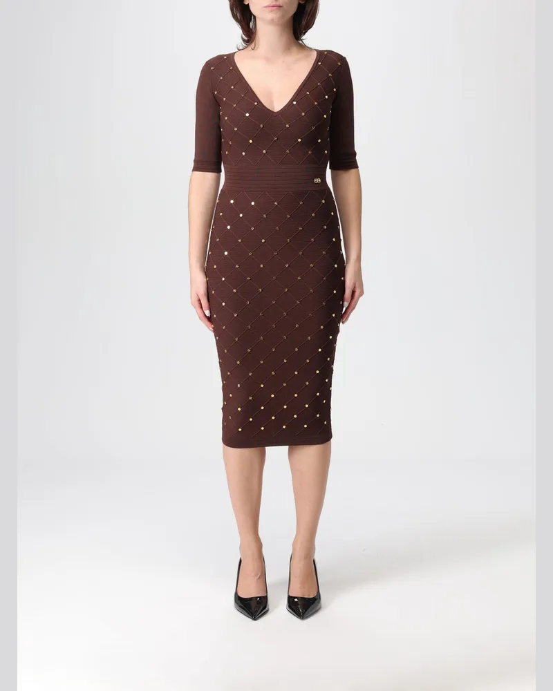Elisabetta Franchi Kleider damen Braun