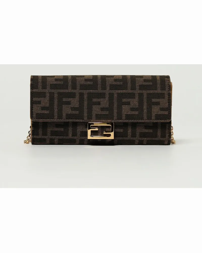 Fendi Schultertasche damen Tabak