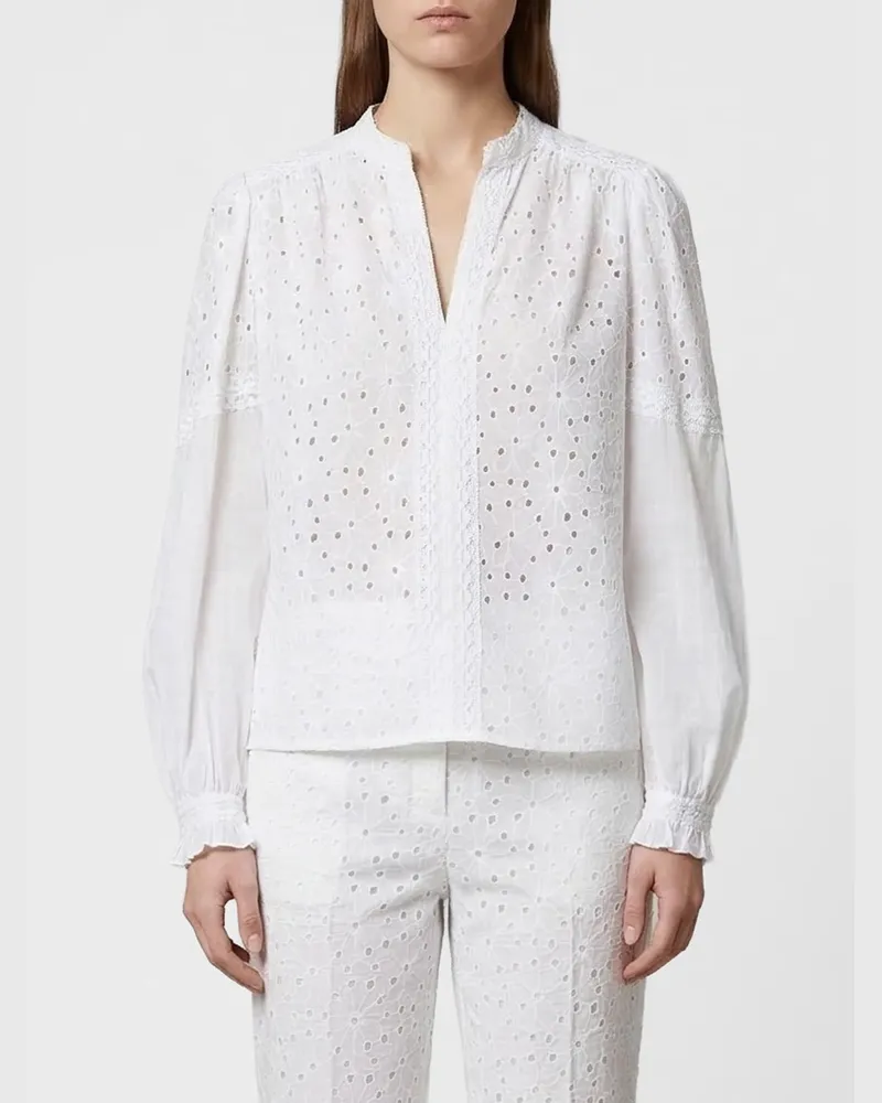 Twin-Set Hemdbluse damen Weiß