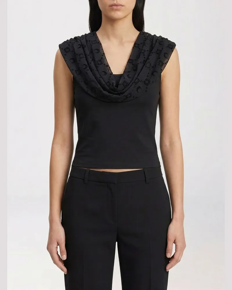 Marine Serre Top damen Schwarz