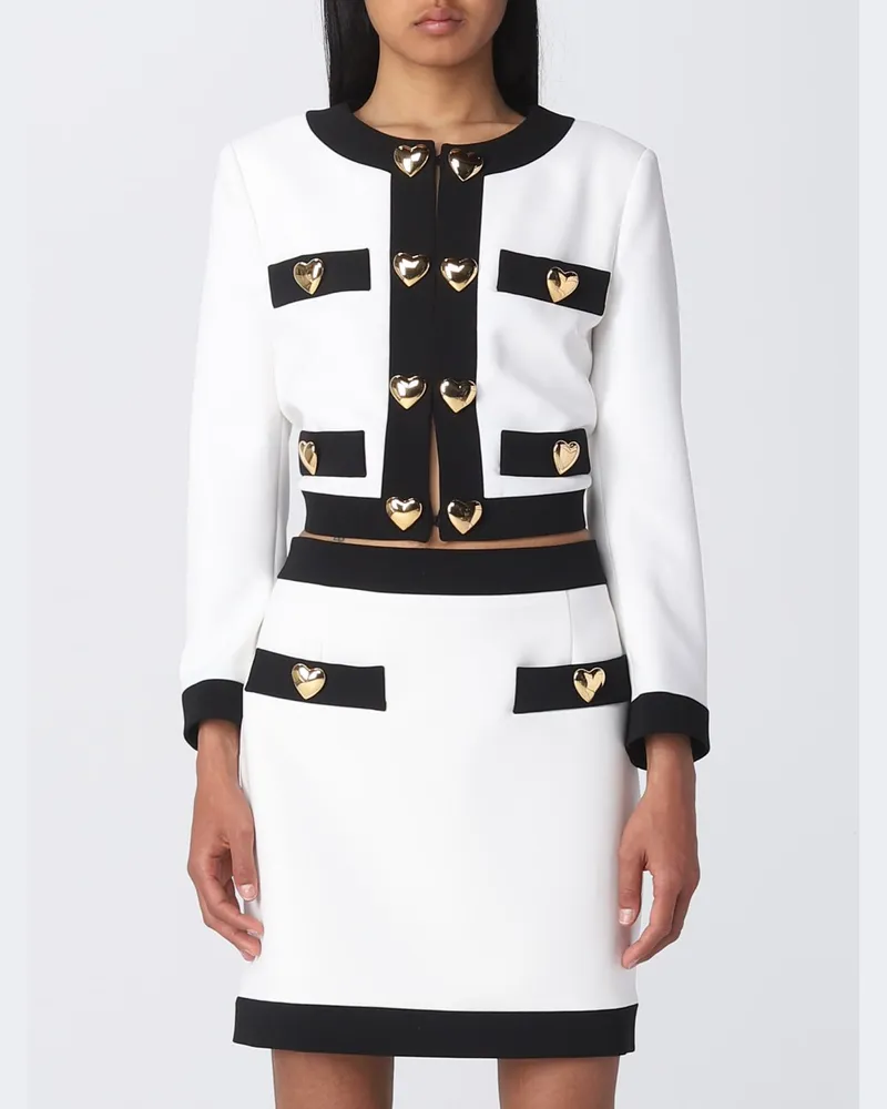 Moschino Blazer damen Weiß