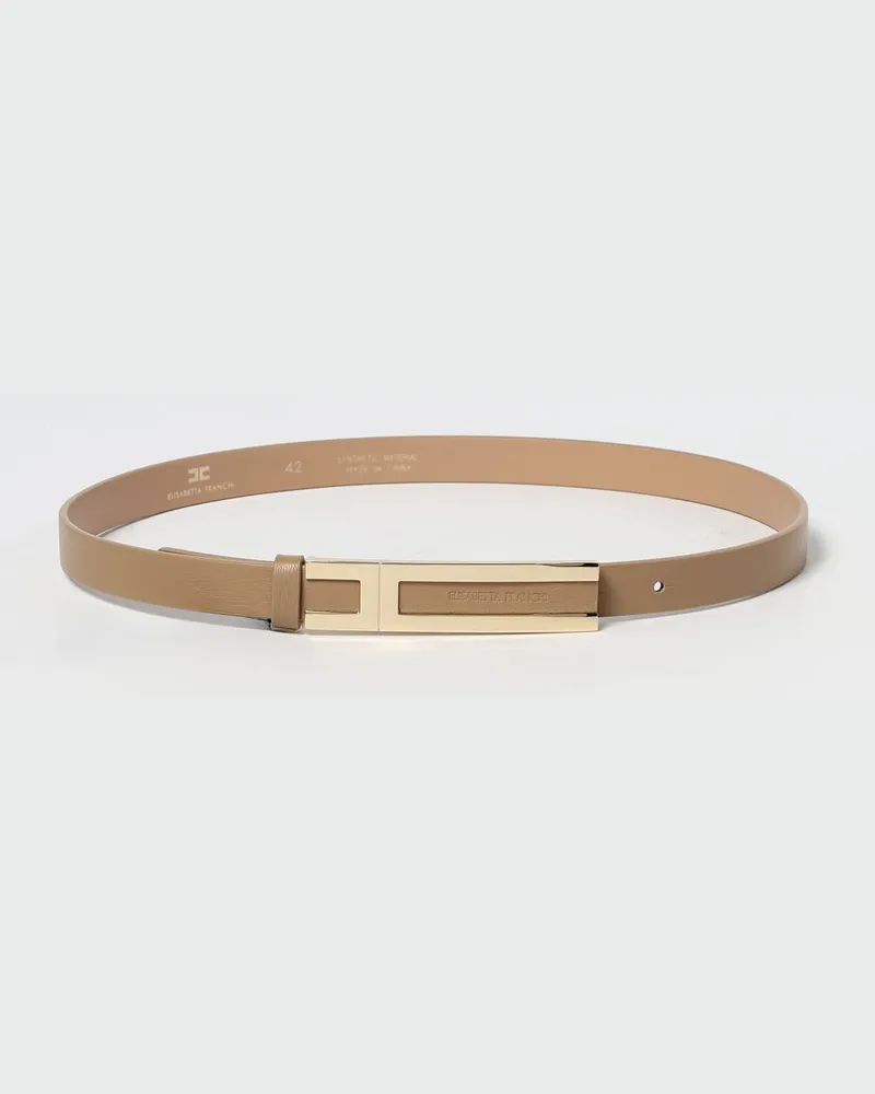 Elisabetta Franchi Grtel damen Camel