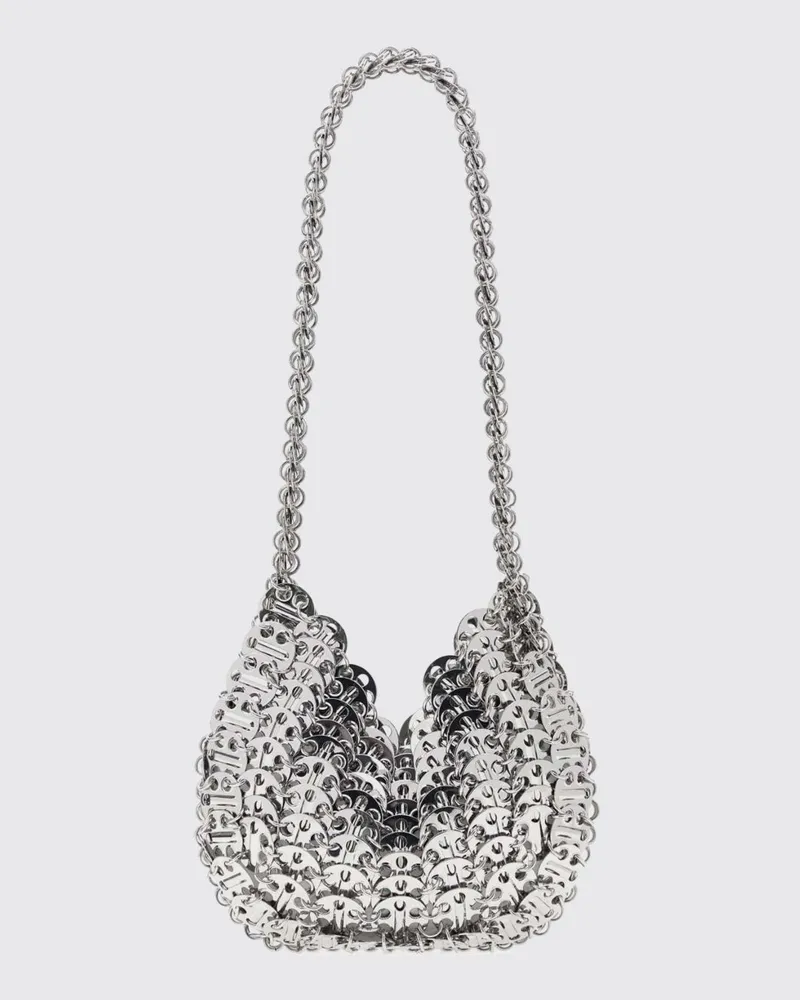 Paco Rabanne Nano Metalltasche Silber