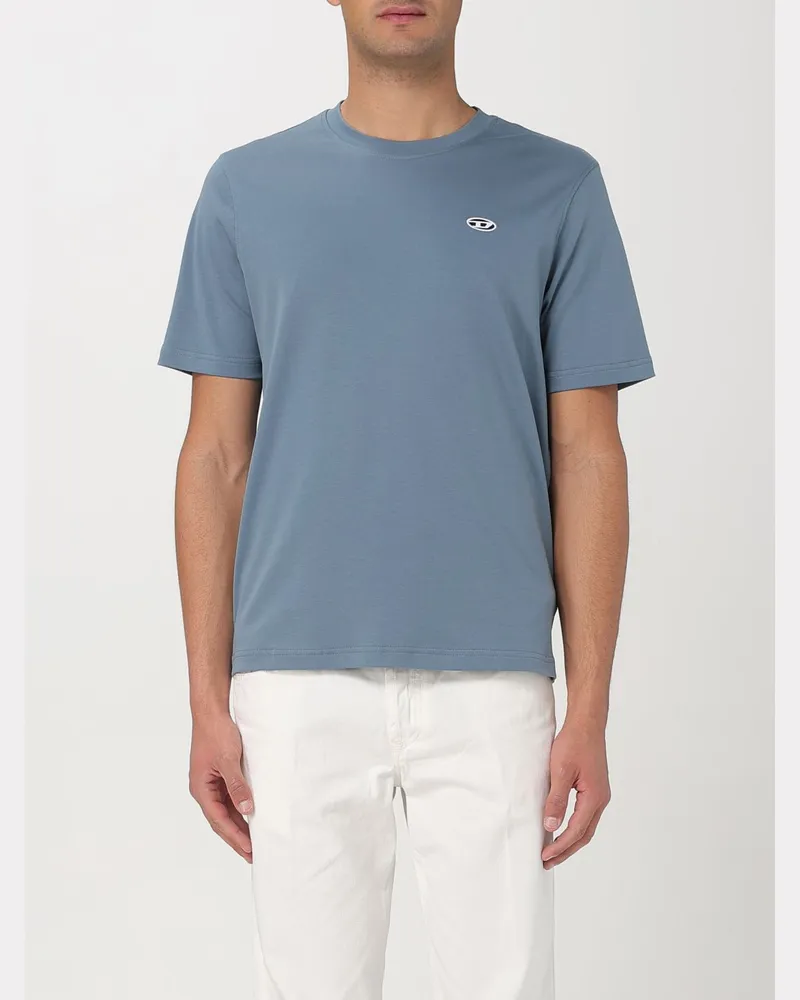 Diesel T-shirt herren Hellblau