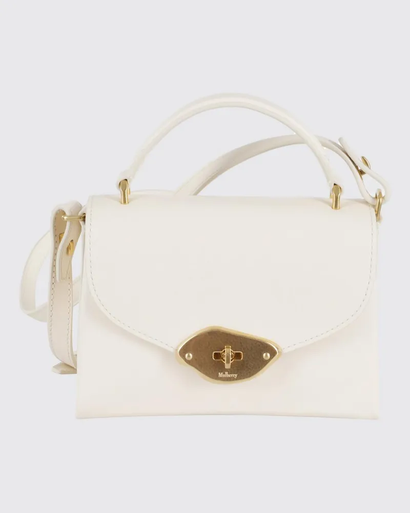 Mulberry Schultertasche damen Weiß