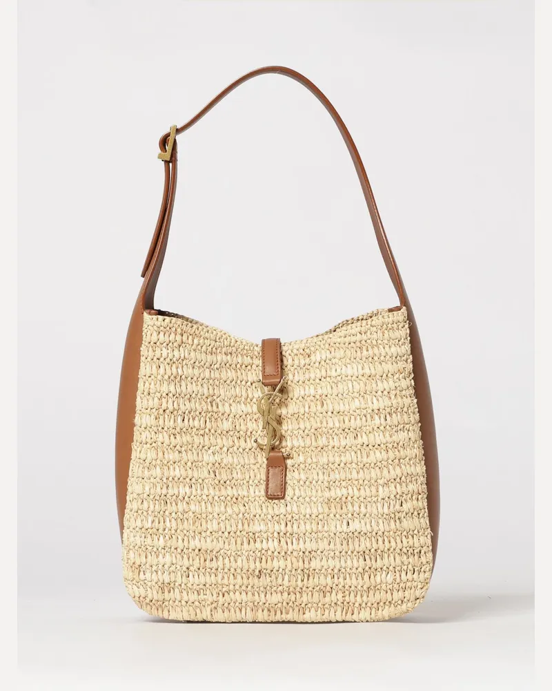 Saint Laurent Schultertasche damen Beige