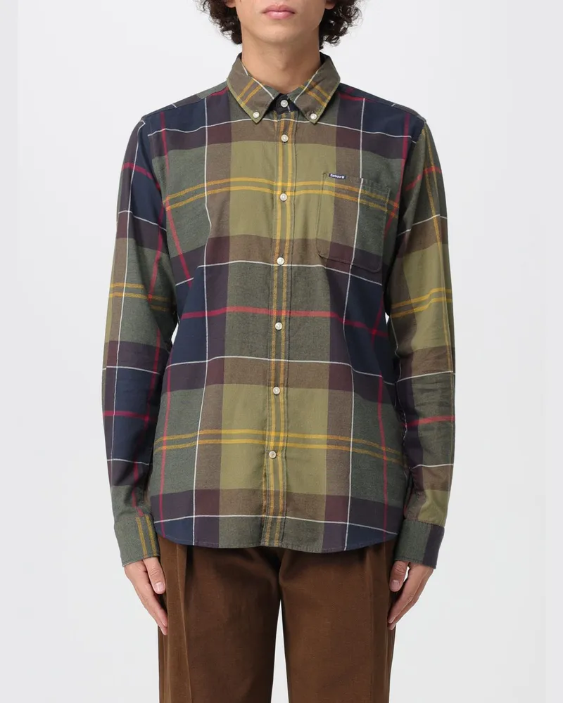 Barbour Hemd herren Grün