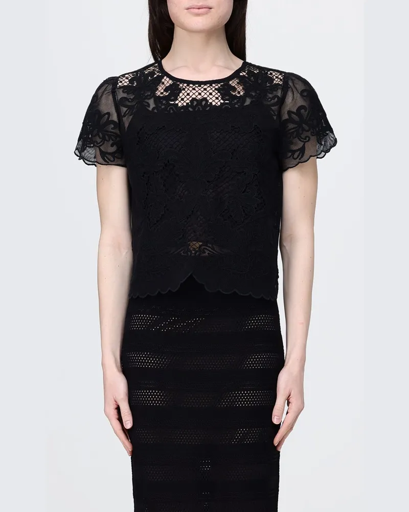 Twin-Set Top damen Schwarz