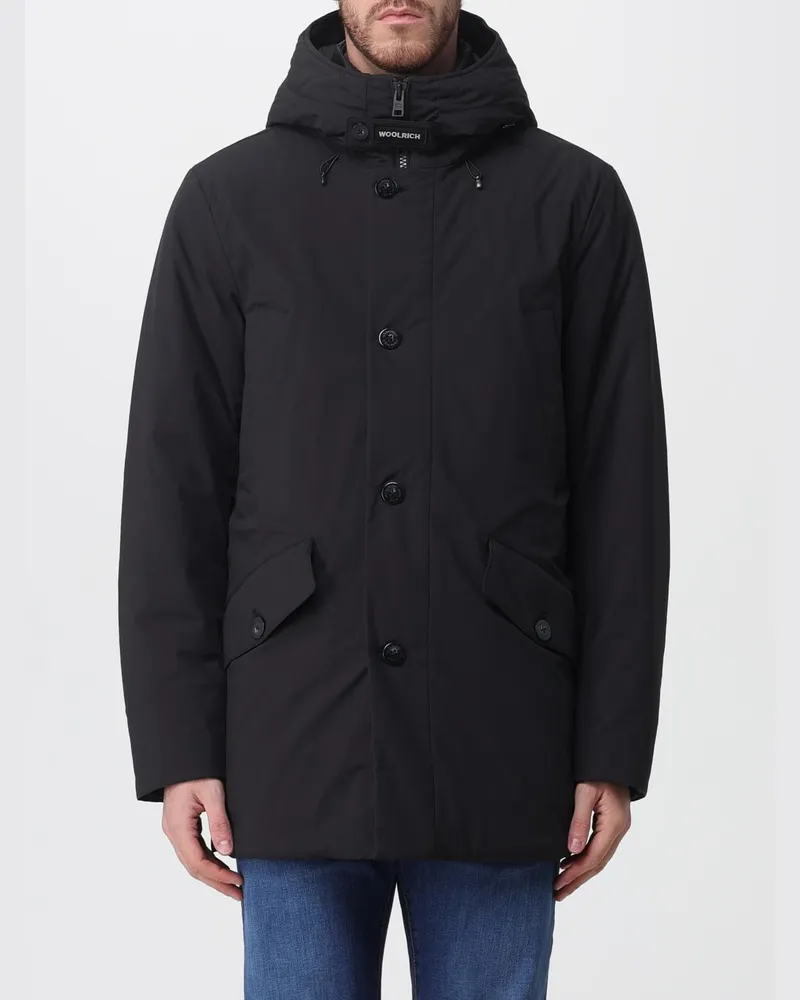 Woolrich Mantel herren Schwarz