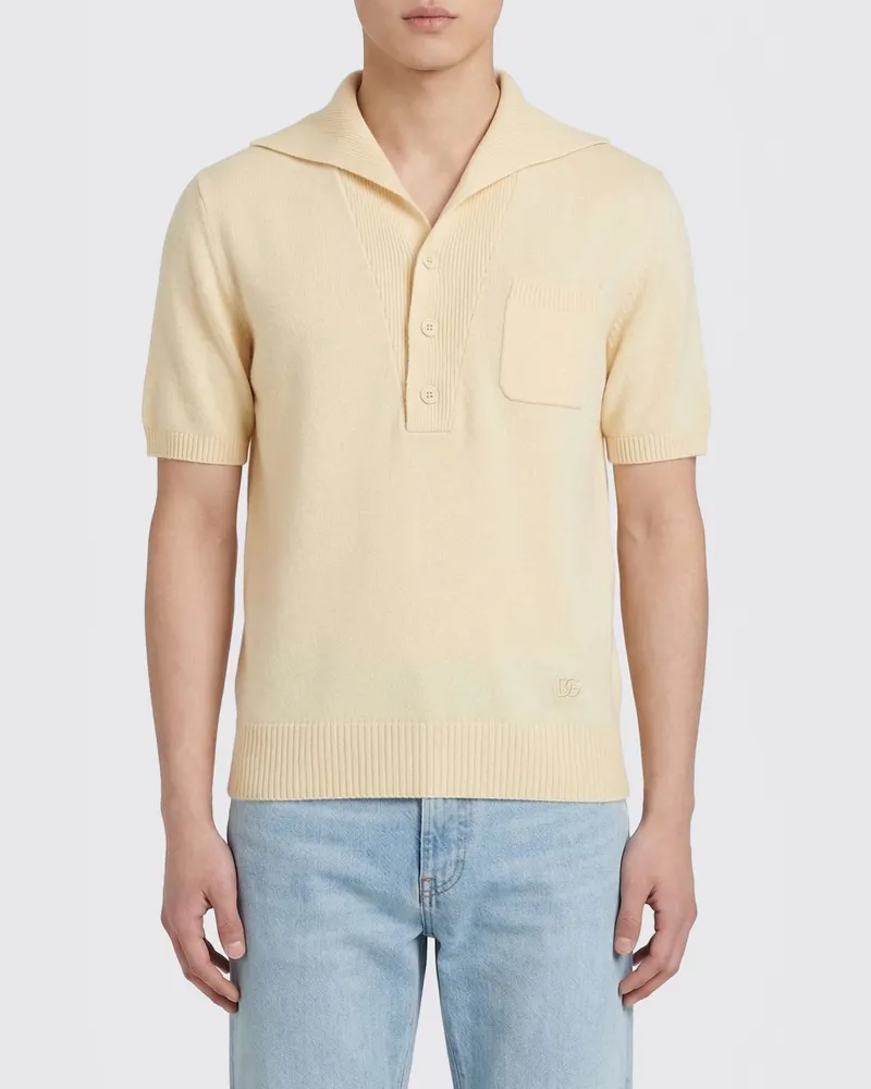 Dolce & Gabbana Polo herren Dolce & Gabbana Beige