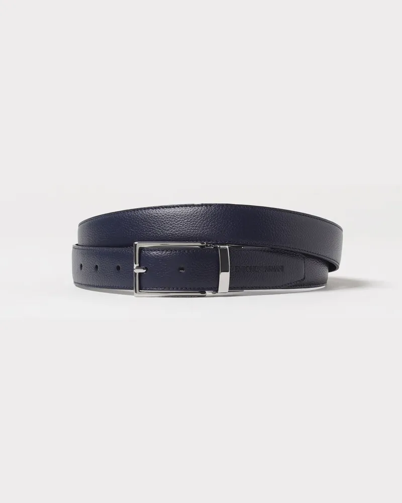 Emporio Armani Grtel herren Blau