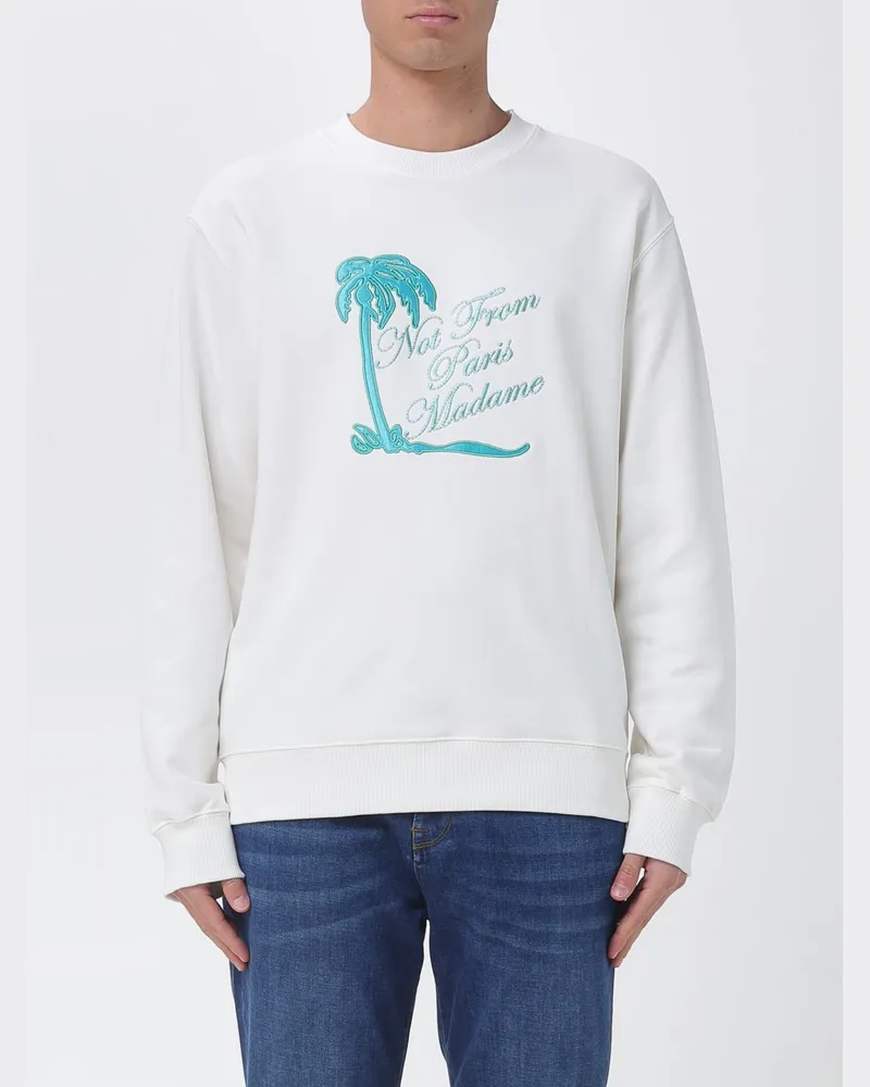 Drôle de Monsieur Sweatshirt herren Weiß